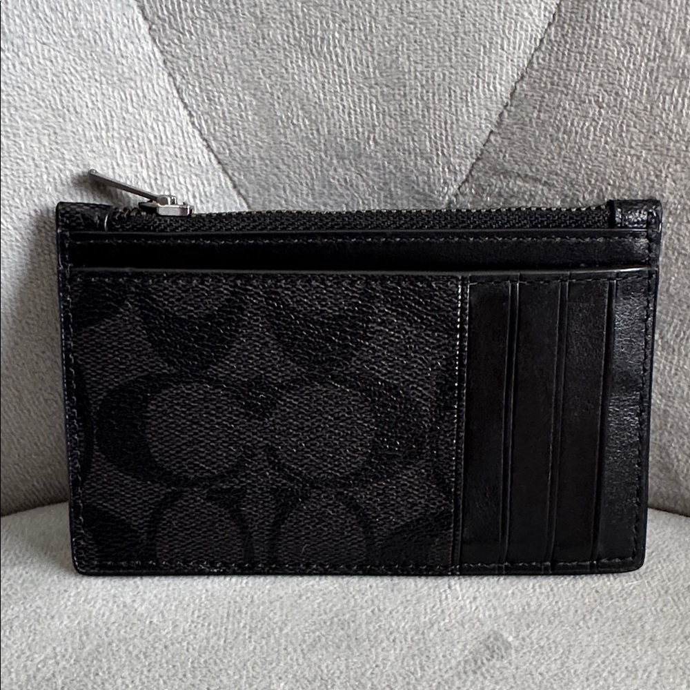 Coach Monogram zip card case - Picture 3 of 11